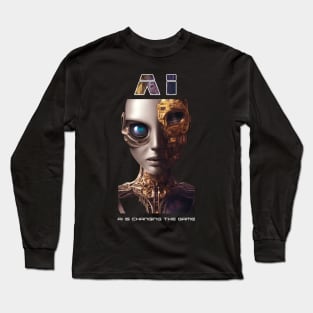 Unlock the potential of AI, unlock the future. Long Sleeve T-Shirt